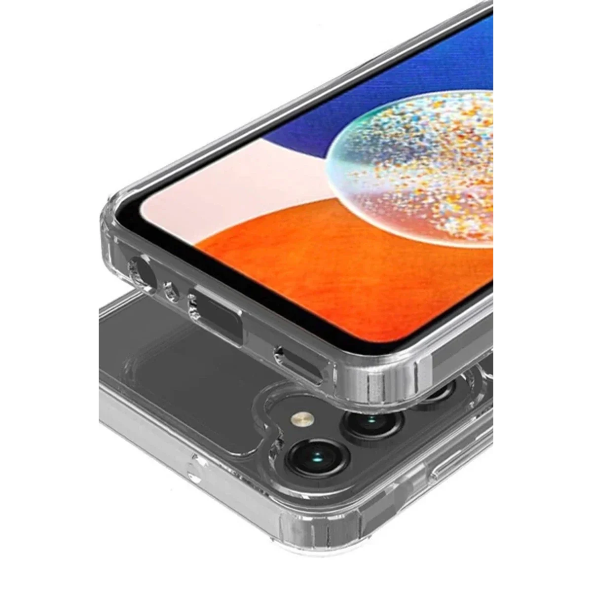 Samsung Galaxy S24 Plus Kılıf Magneticsafe Şeffaf Silikon - Şeffaf görsel 3