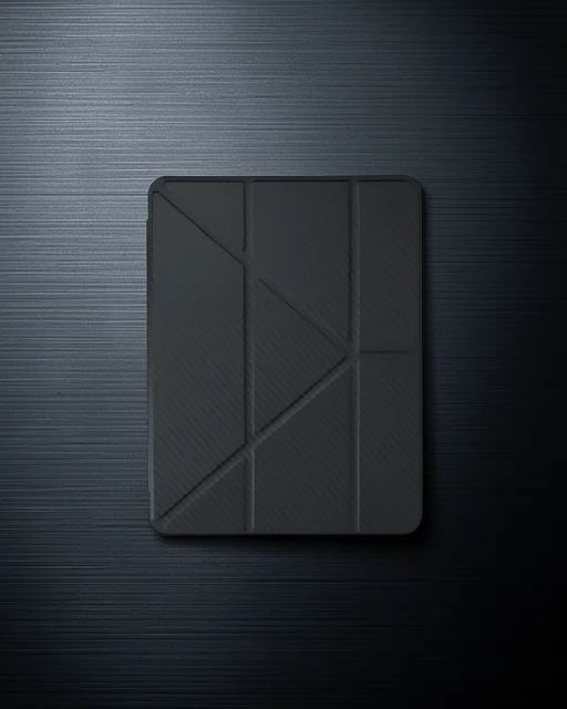 Apple İpad Pro 11 (2024) Kılıf Color Karbon Tablet Kılıfı - Siyah
