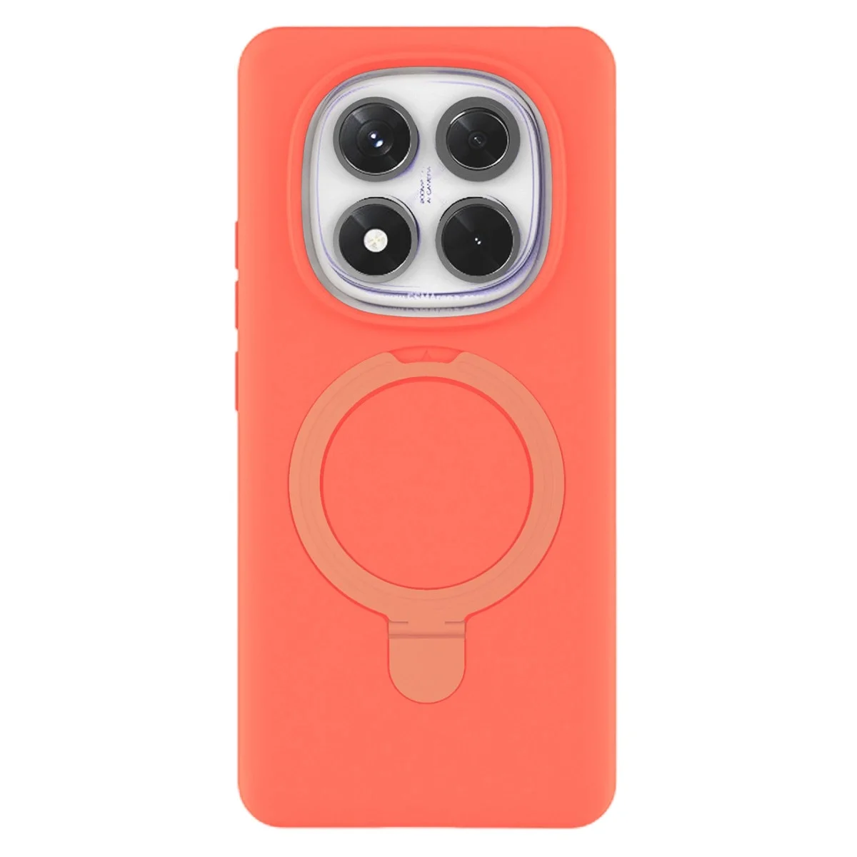 Xiao Red Note 14 Pro 4g Regal Magsafe Standlı Kapak - Turuncu görsel 3