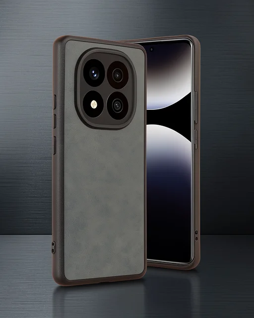 Xiaomi Redmi Note 14 Pro 5g Kılıf Aras Deri Kapak - Koyu Yeşil