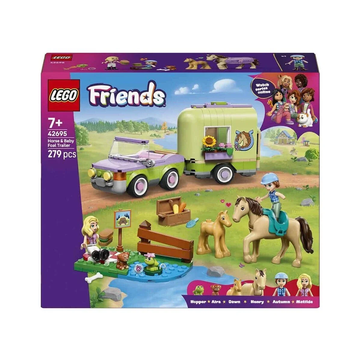 42695 Lego Friends At ve Tay Römorku 279 parça +7 yaş görsel 8