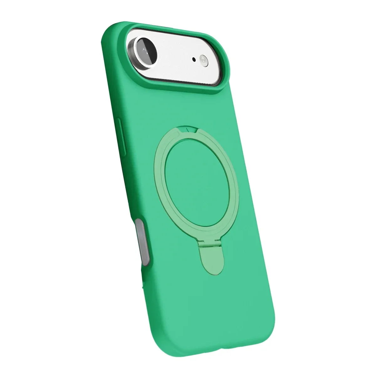 Apple iPhone 17 Air Regal Magsafe Standlı Kapak - Yeşil görsel 3