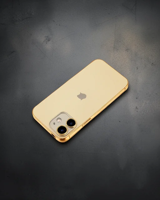Apple İphone 12 Shine Kamera Lens Koruma Cam - Gold