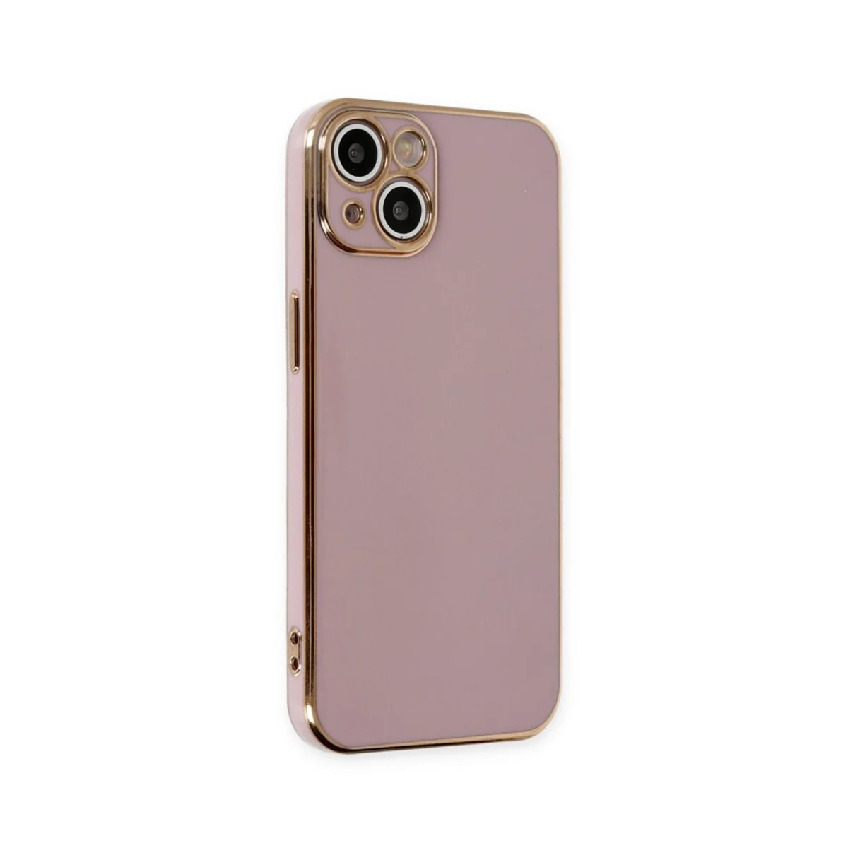 Apple İphone 15 Kılıf Volet Silikon - Mor görsel 2