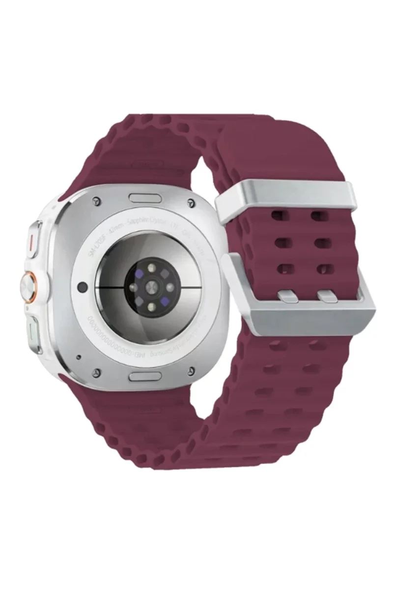 Watch 7 Ultra KR417 Rug Silikon Kordon - Mor