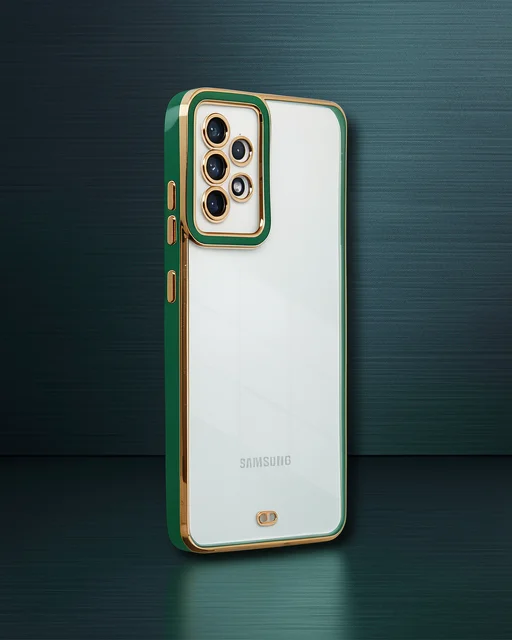 Samsung Galaxy A53 5g Kılıf Liva Lens Silikon - Yeşil