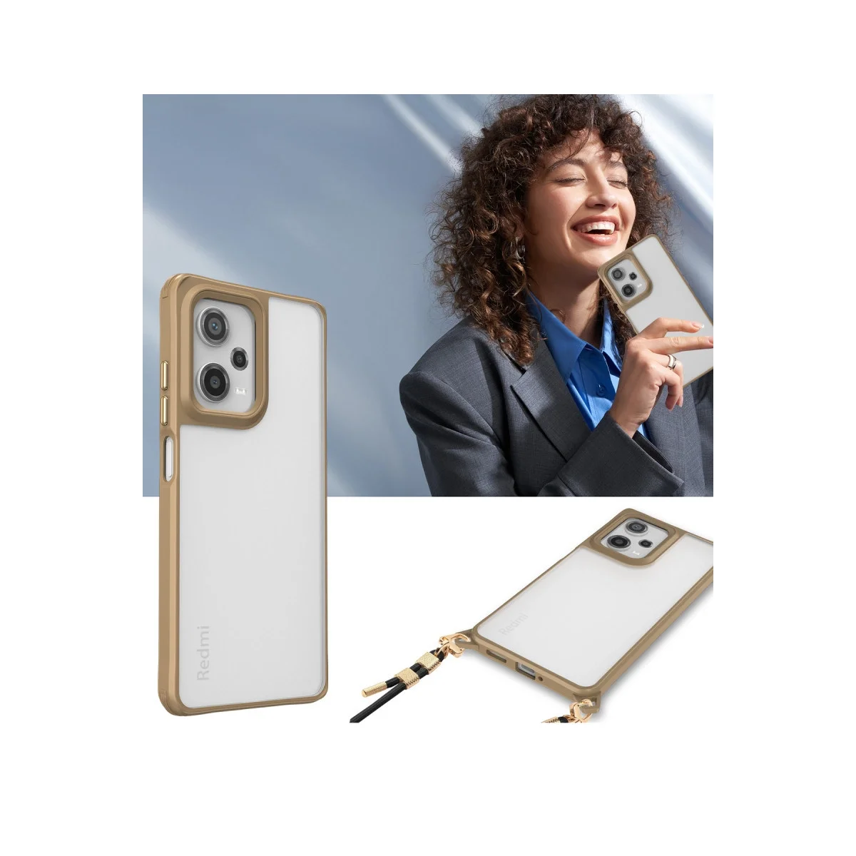 Xiaomi Redmi Note 12 Pro 5g Kılıf Penta Silikon Kılıf - Çöl Titanyum görsel 3