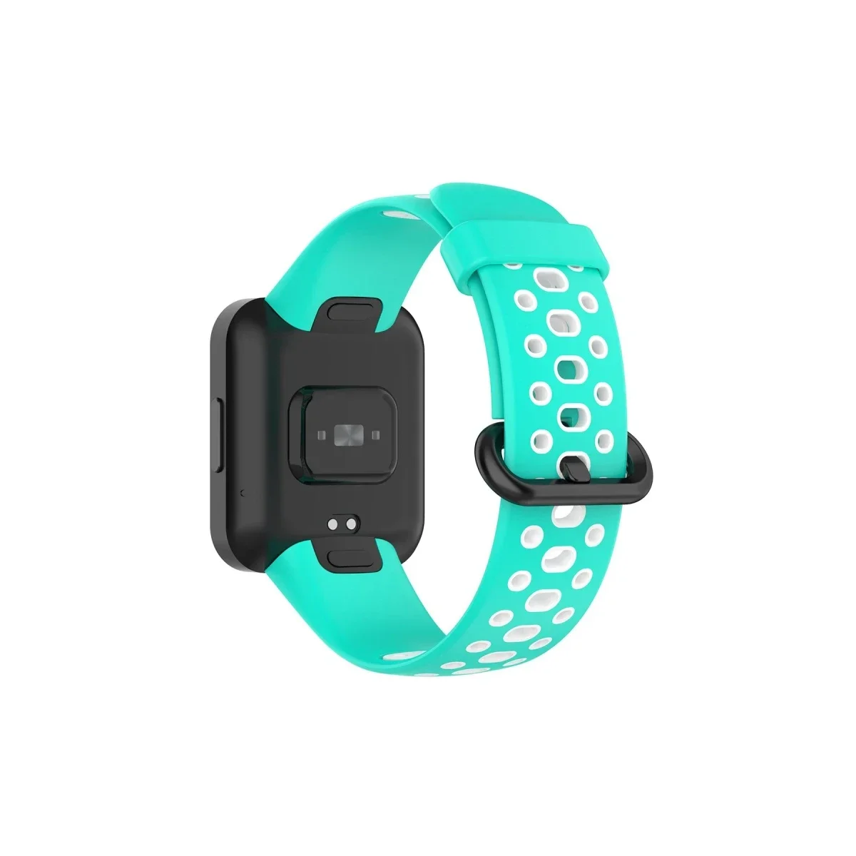 Xiaomi Redmi Watch 2 Spor Delikli Kordon - Turkuaz-Beyaz görsel 2