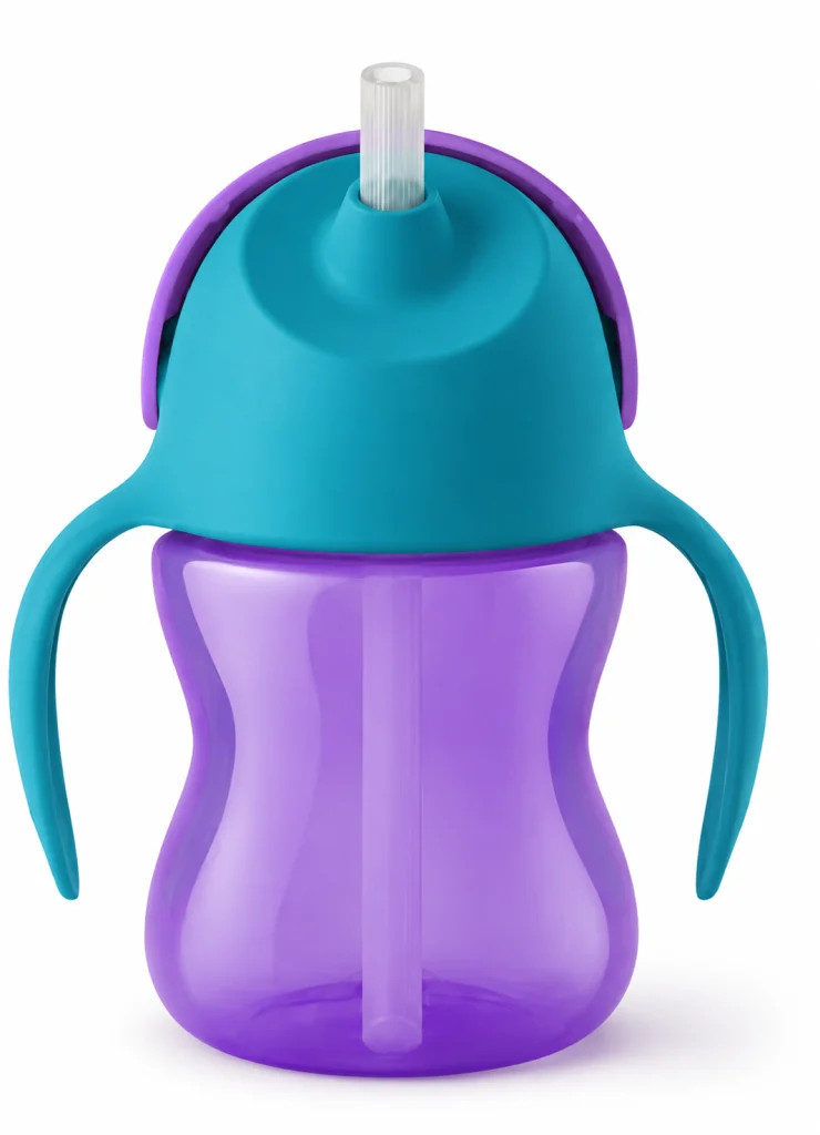 Desenli Pipetli Bardak 200 ml Kız görsel 2