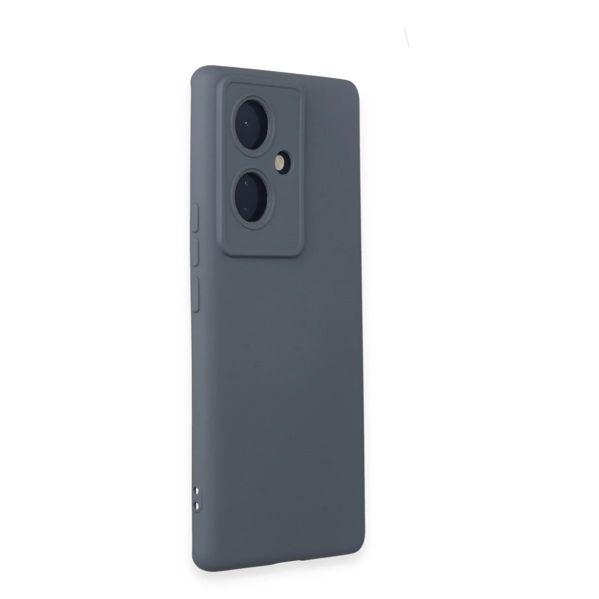 Vivo V29 Lite Kılıf Nano İçi Kadife Silikon - Gri görsel 2