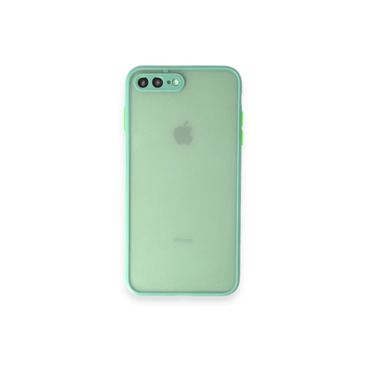 Apple İphone 7 Plus Kılıf Montreal Silikon Kapak - Turkuaz