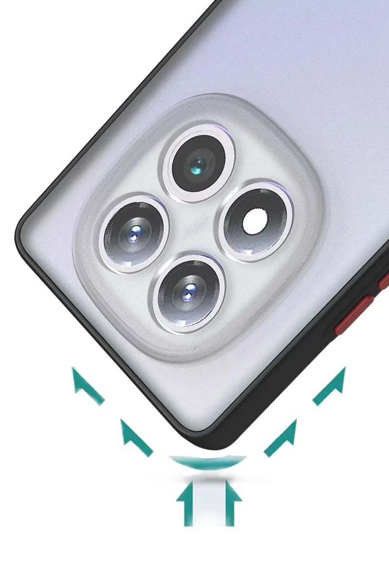 Xiao Red Note 14 Pro 4G Kılıf Montreal Silikon Kapak - Siyah görsel 2