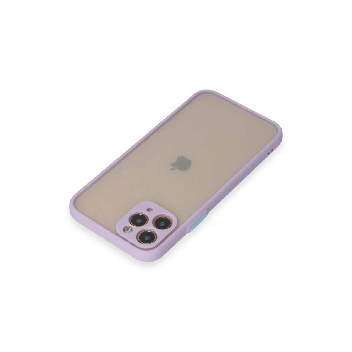 Apple İphone 11 Pro Kılıf Montreal Silikon Kapak - Mor görsel 3