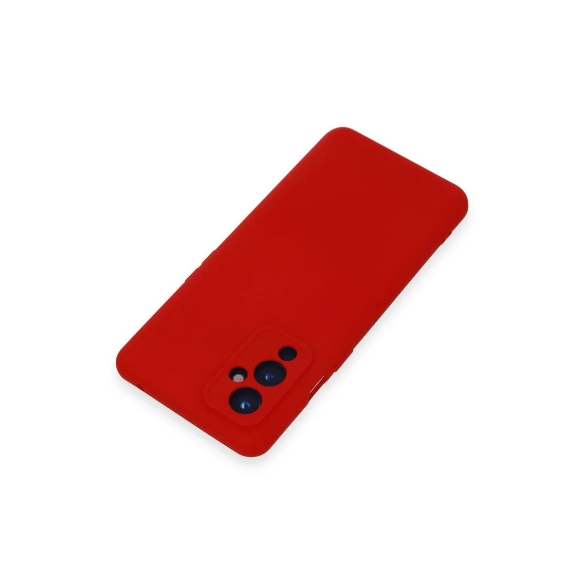 One Plus 9 Kılıf Nano İçi Kadife Silikon - Kırmızı görsel 3