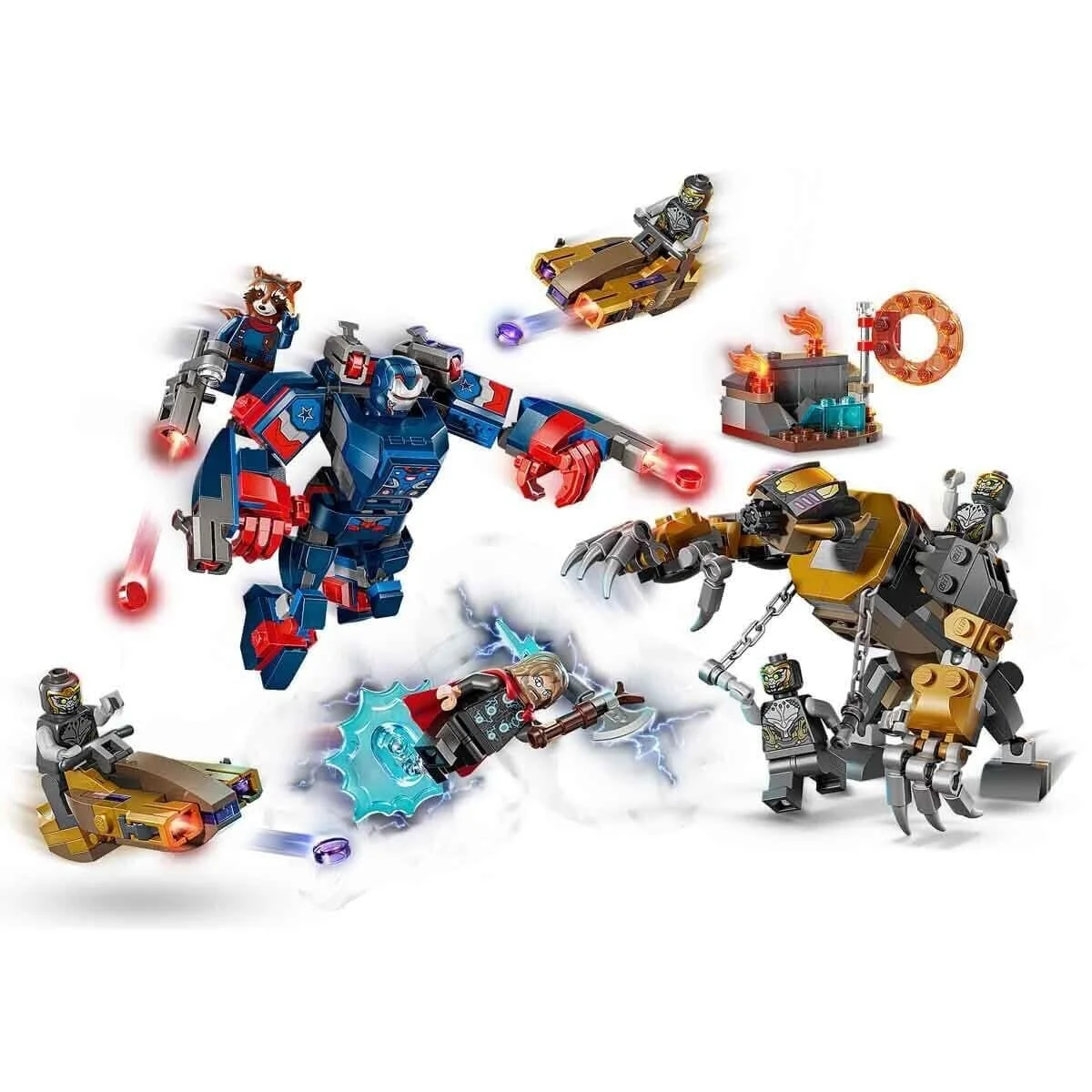 76322 Lego Marvel Avengers: Endgame Thor, Chitauriye Karşı 373 parça +8 yaş görsel 4