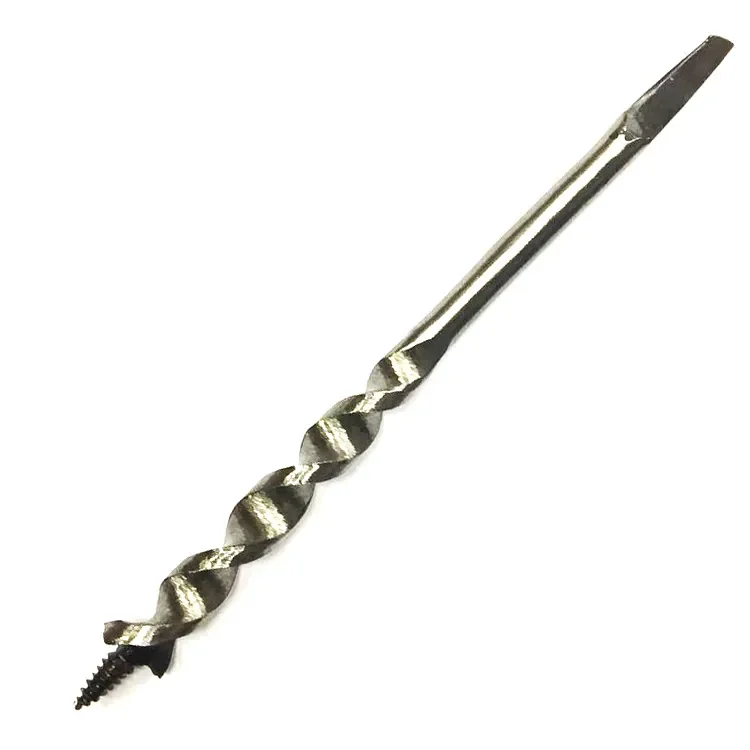 Fenerli Ahşap Burgu El / Matkap Ucu - Dört Köşe 12 mm görsel 2