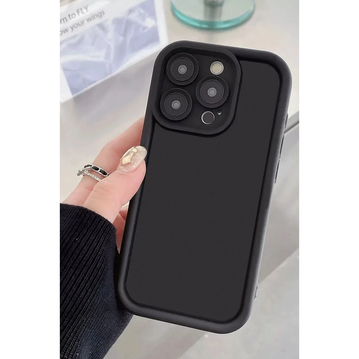 Samsung Galaxy A06 Kılıf Viera Silikon - Bordo görsel 2