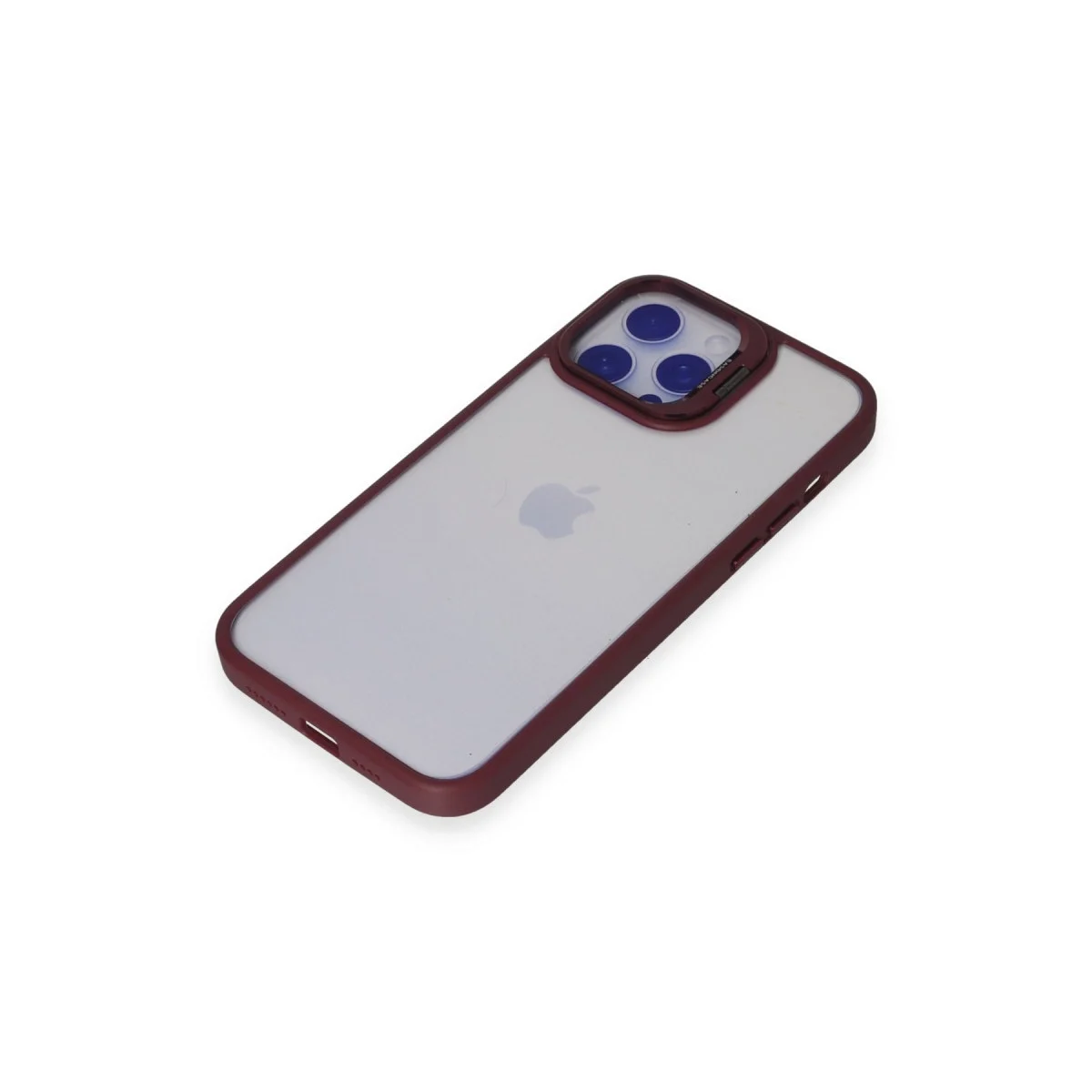 Joko Apple İphone 14 Pro Kılıf Roblox Lens Standlı Kapak - Bordo görsel 5
