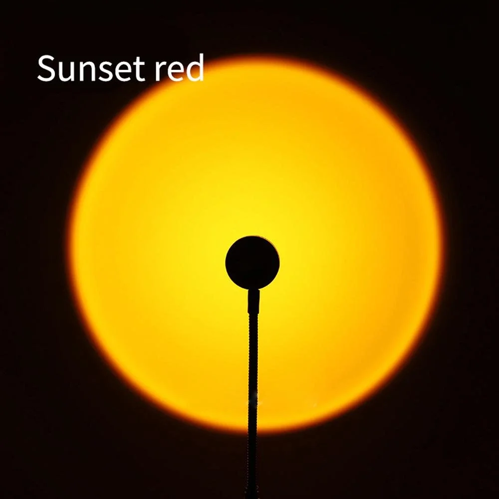 Taşınabilir Usb Sunset Lamba: Ev Ve Araba İçin Ambiyans Işığı görsel 2