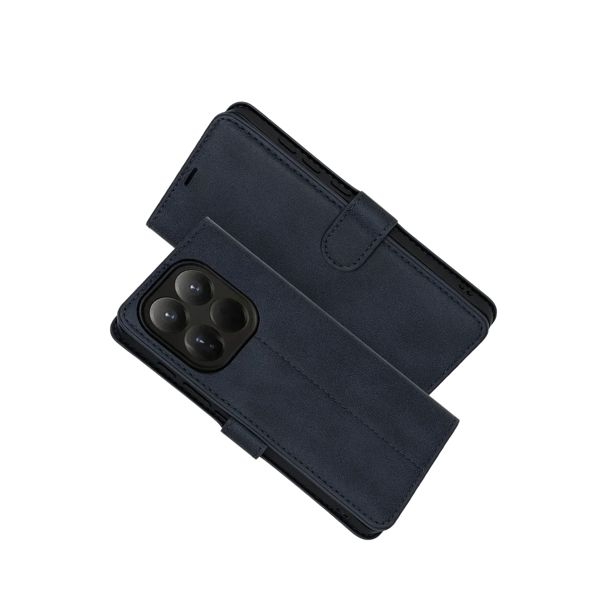Xiaomi Mi 15T Trend S Plus Kapaklı Kılıf - Lacivert görsel 3