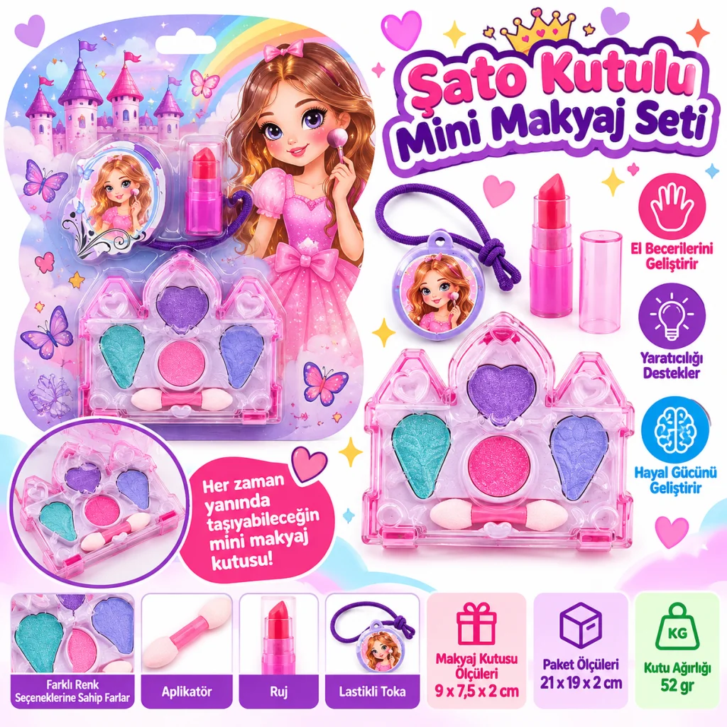 Şato Kutulu Mini Makyaj Seti