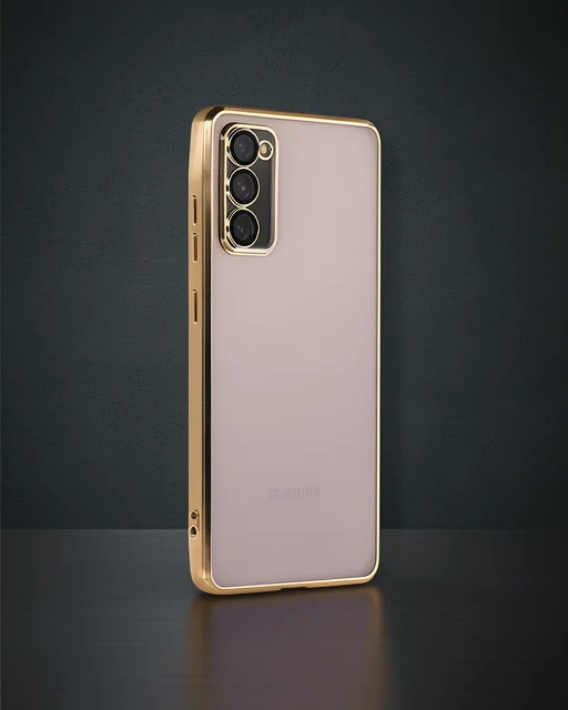 Samsung Galaxy S20 Fe Kılıf Razer Lensli Silikon - Gold