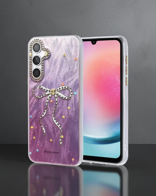 Samsung Galaxy A24 4g Kılıf Blade Aynalı Desenli Kapak - Desen 1