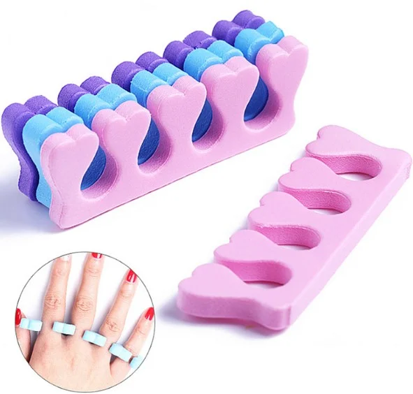 Parmak Ayırıcı Sünger Manikür Pedikür Aparatı 5 ADET görsel 5
