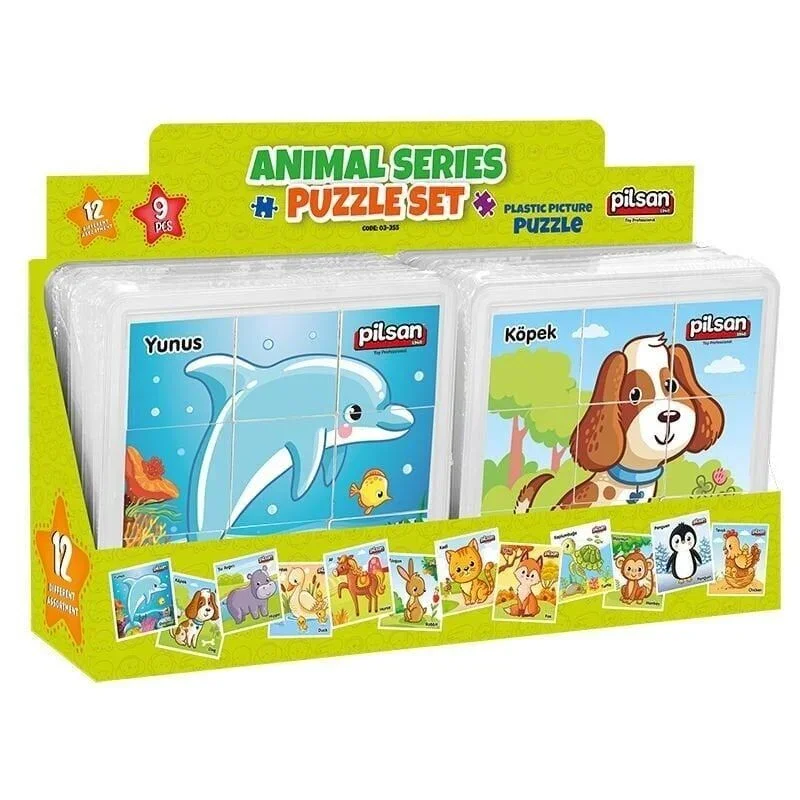 03 355 Anımal Serıes Puzzle Set görsel 2