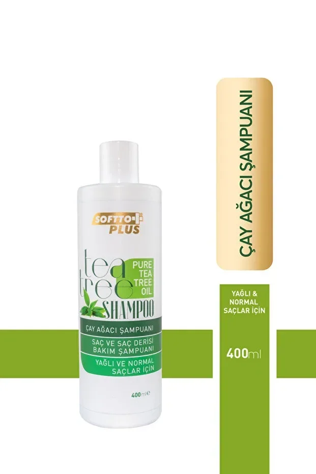 Softto Saç Bakım Şampuanı 400 Ml - Çay Ağacı Özlü 400 Ml