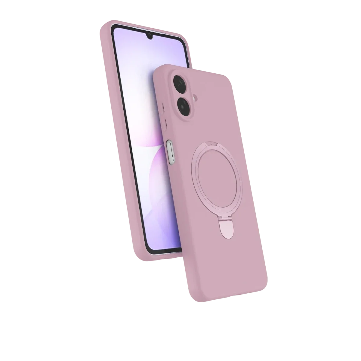 Samsung Galaxy A07 4G Regal Magsafe Standlı Kapak - Açık Pembe