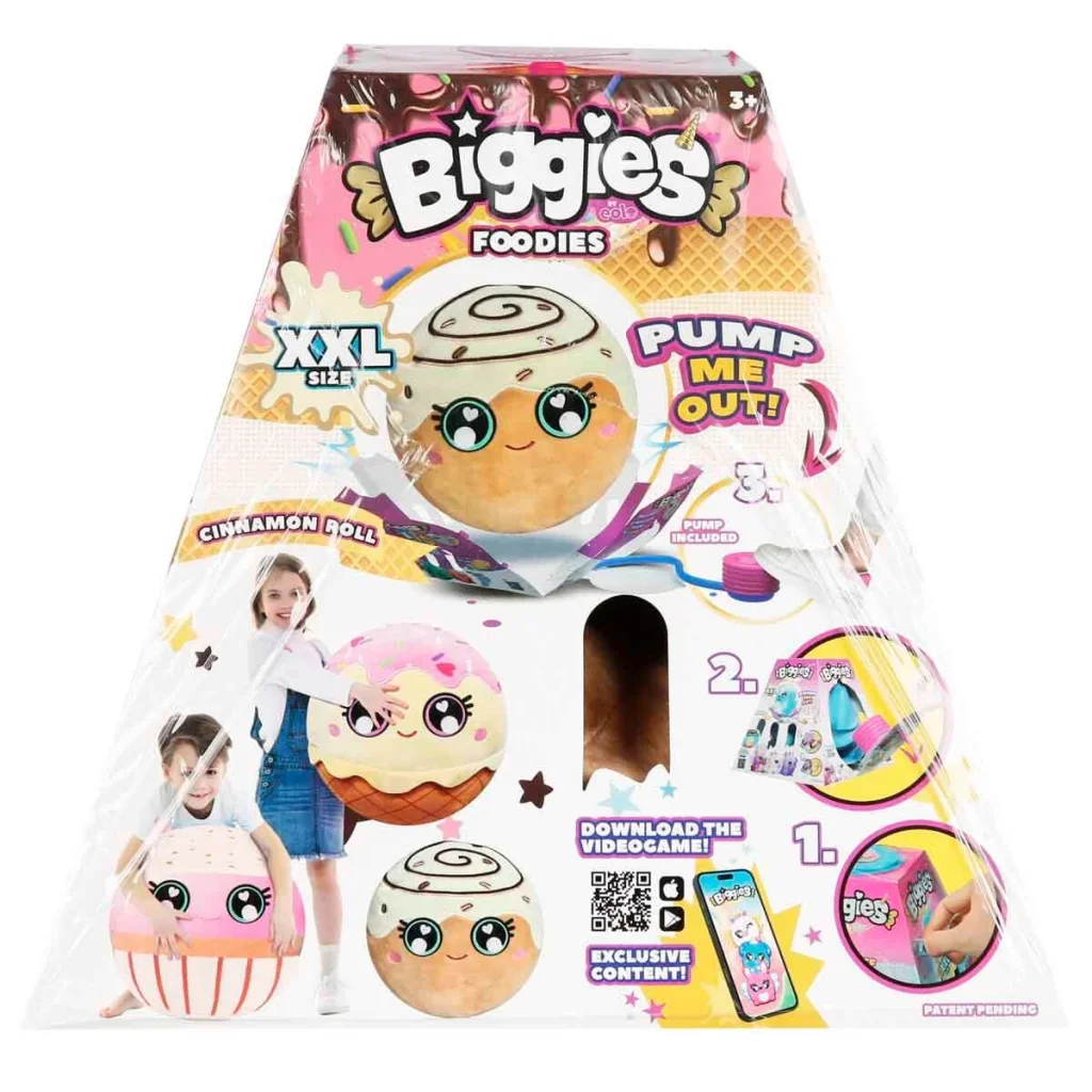 Şişme Peluş Cinnamon Roll XXL Foodies S6 görsel 3