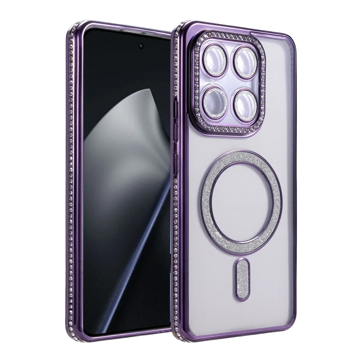 Xiaomi Mi 15T Pro Joke Simli Magneticsafe Kılıf - Derin Mor