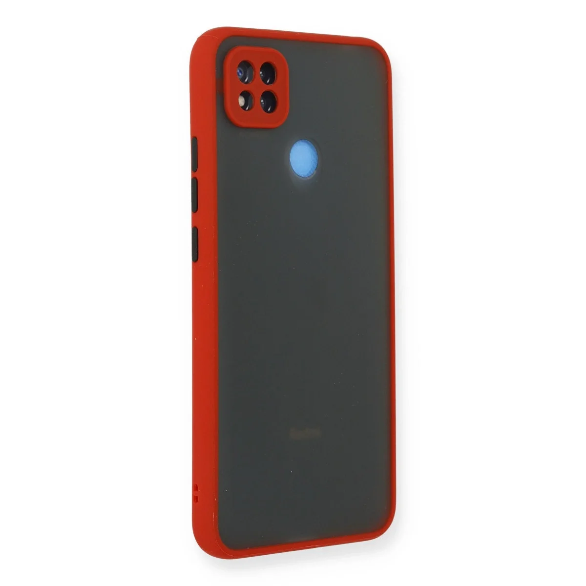Xiaomi Redmi 9c Kılıf Montreal Silikon Kapak - Kırmızı görsel 2