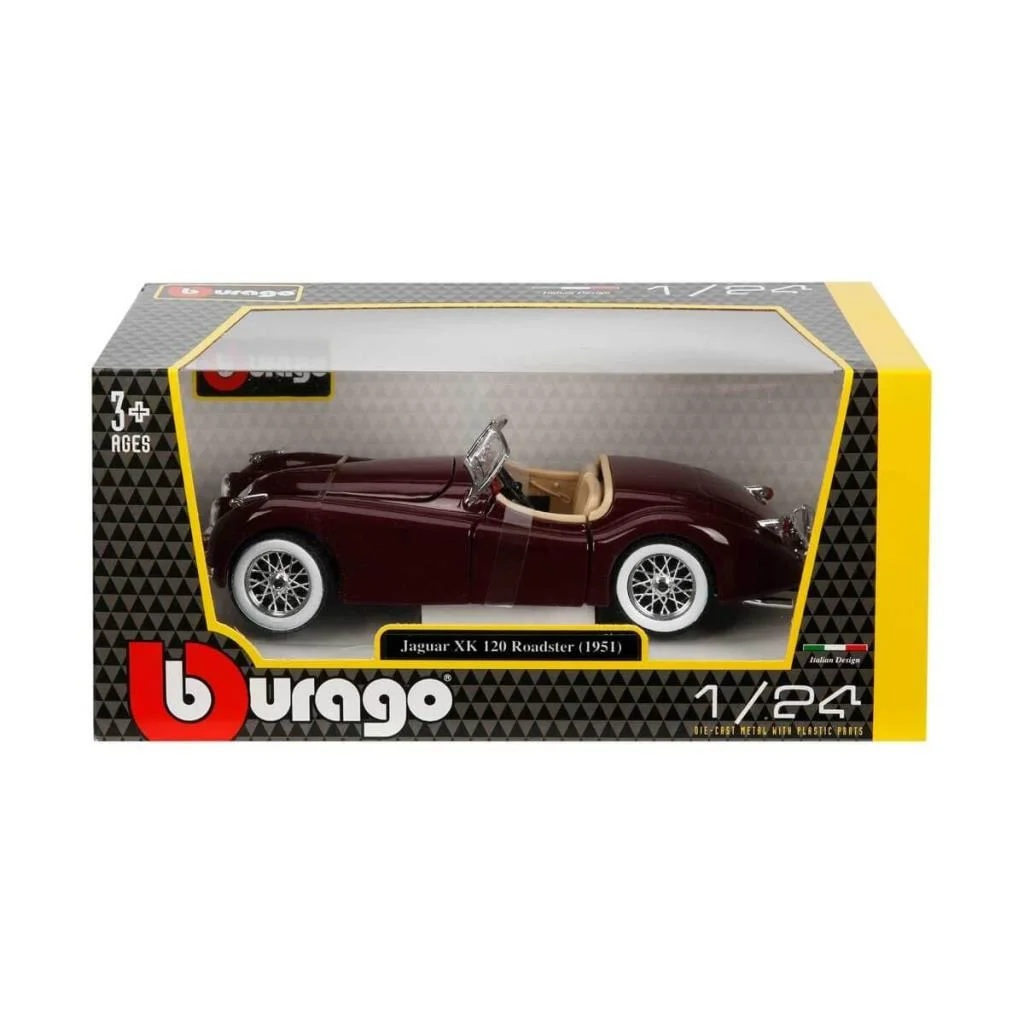 Bburago 1:24 Jaguar XK 120 Roadster Model Araba görsel 3