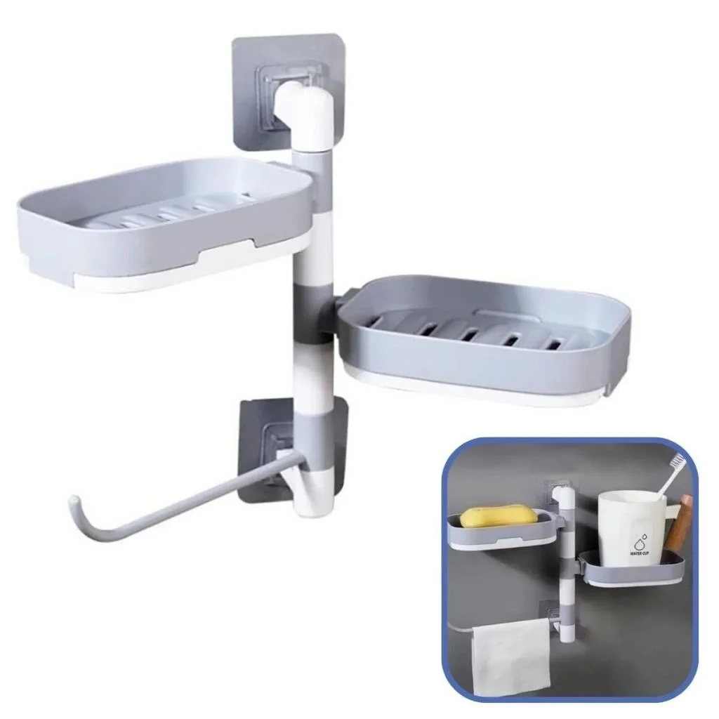 Çoklu Sabun Tutucu Fonksiyonel Banyo Sabunluk (adet fiyatıdır) görsel 5