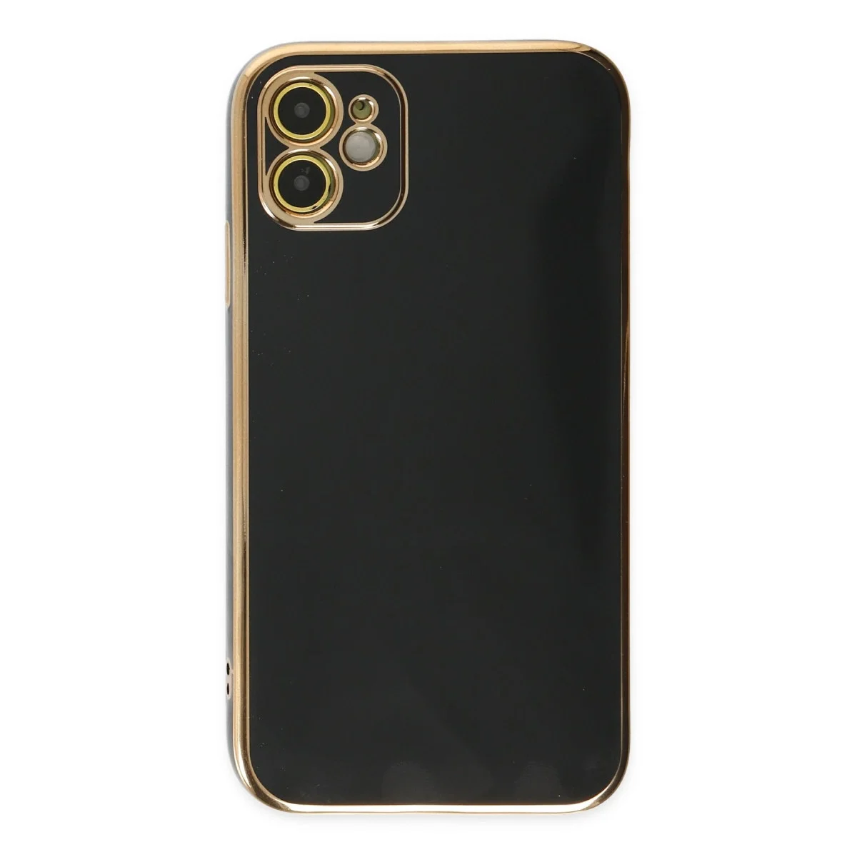 Apple İphone 12 Kılıf Volet Silikon - Siyah görsel 2