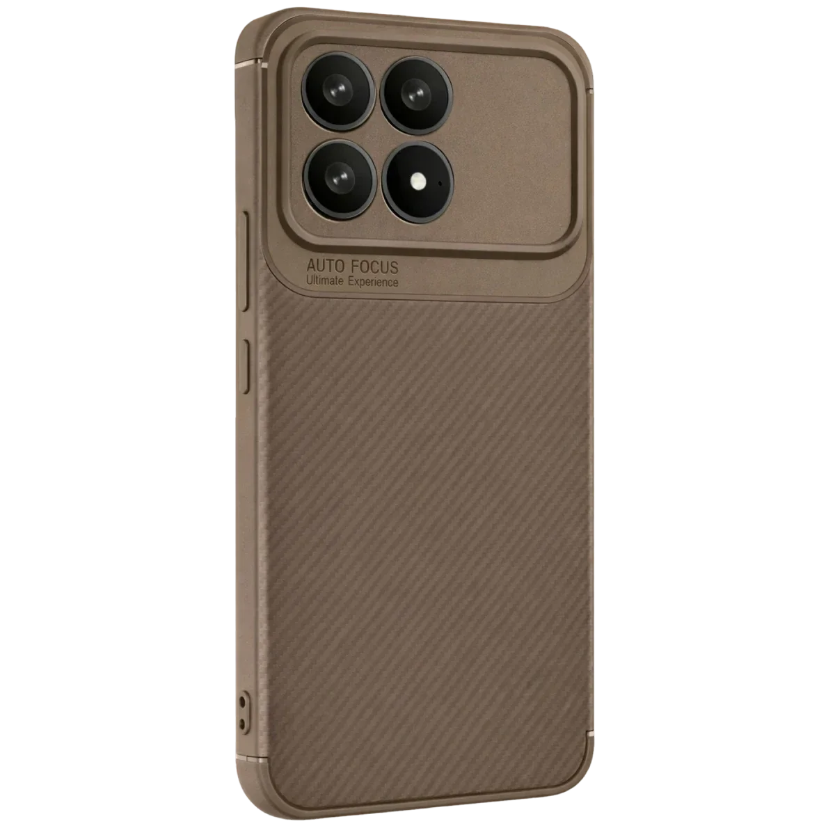 Xiaomi Poco F8 Pro Auto Focus Karbon Kapak - Kahverengi