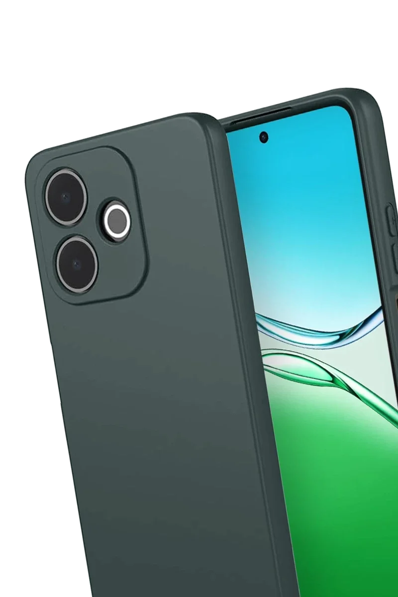 Oppo A5 Pro 4G First Silikon - Koyu Yeşil görsel 3