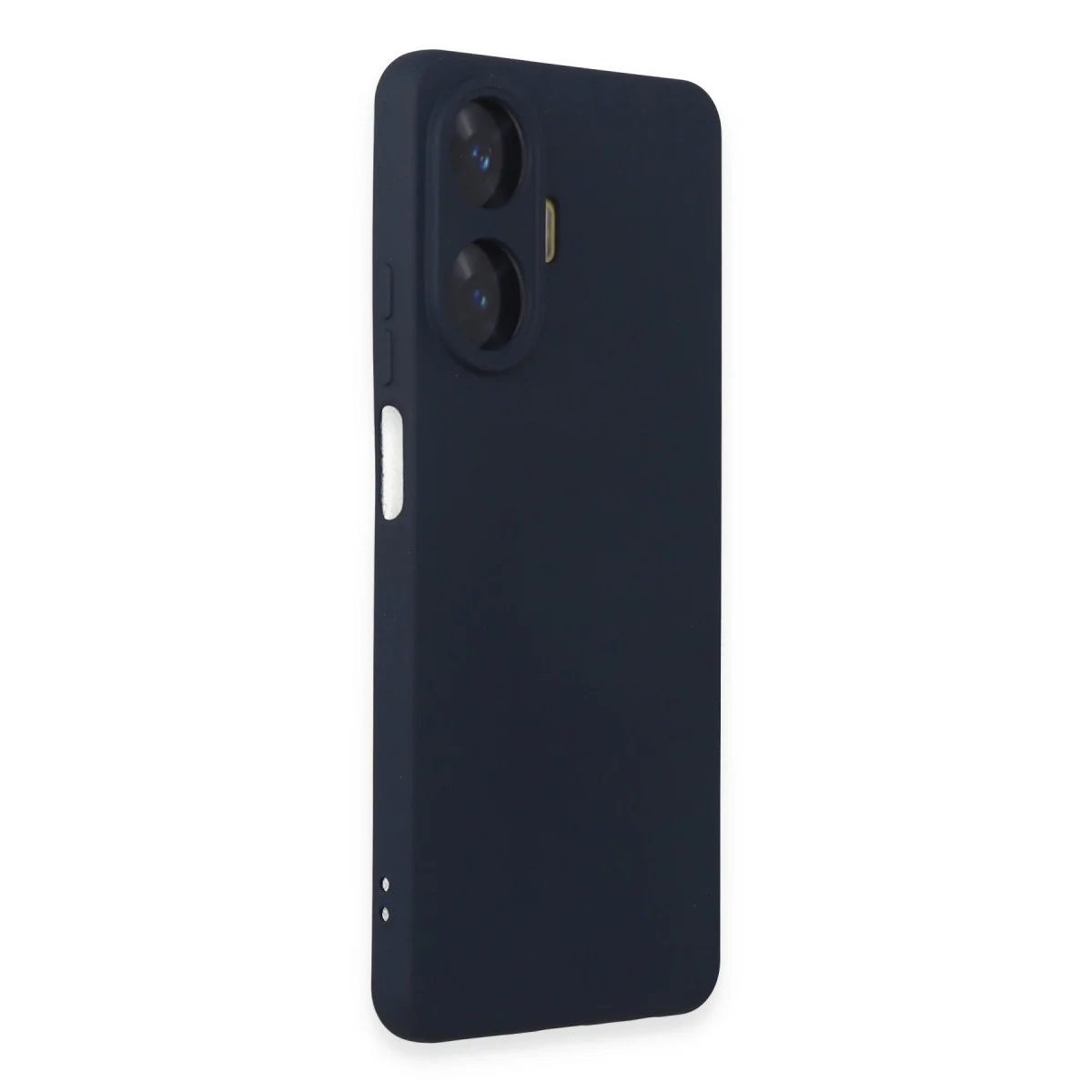 Realme C55 Kılıf Nano İçi Kadife Silikon - Lacivert görsel 2