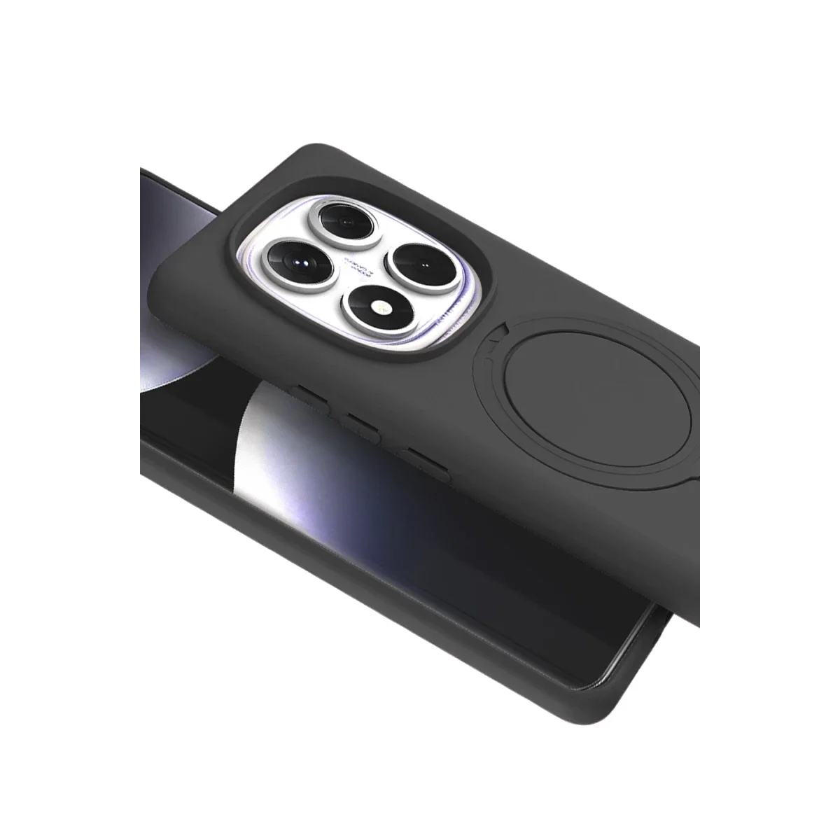 Xiaomi Redmi Note 14 Pro 5G Regal Magsafe Standlı Kapak - Titan Gri görsel 2