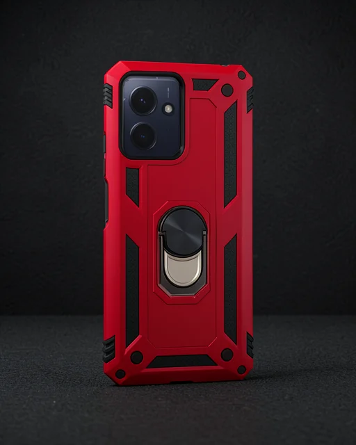 Xiaomi Redmi Note 12 4g Kılıf Sofya Yüzüklü Silikon Kapak - Gold