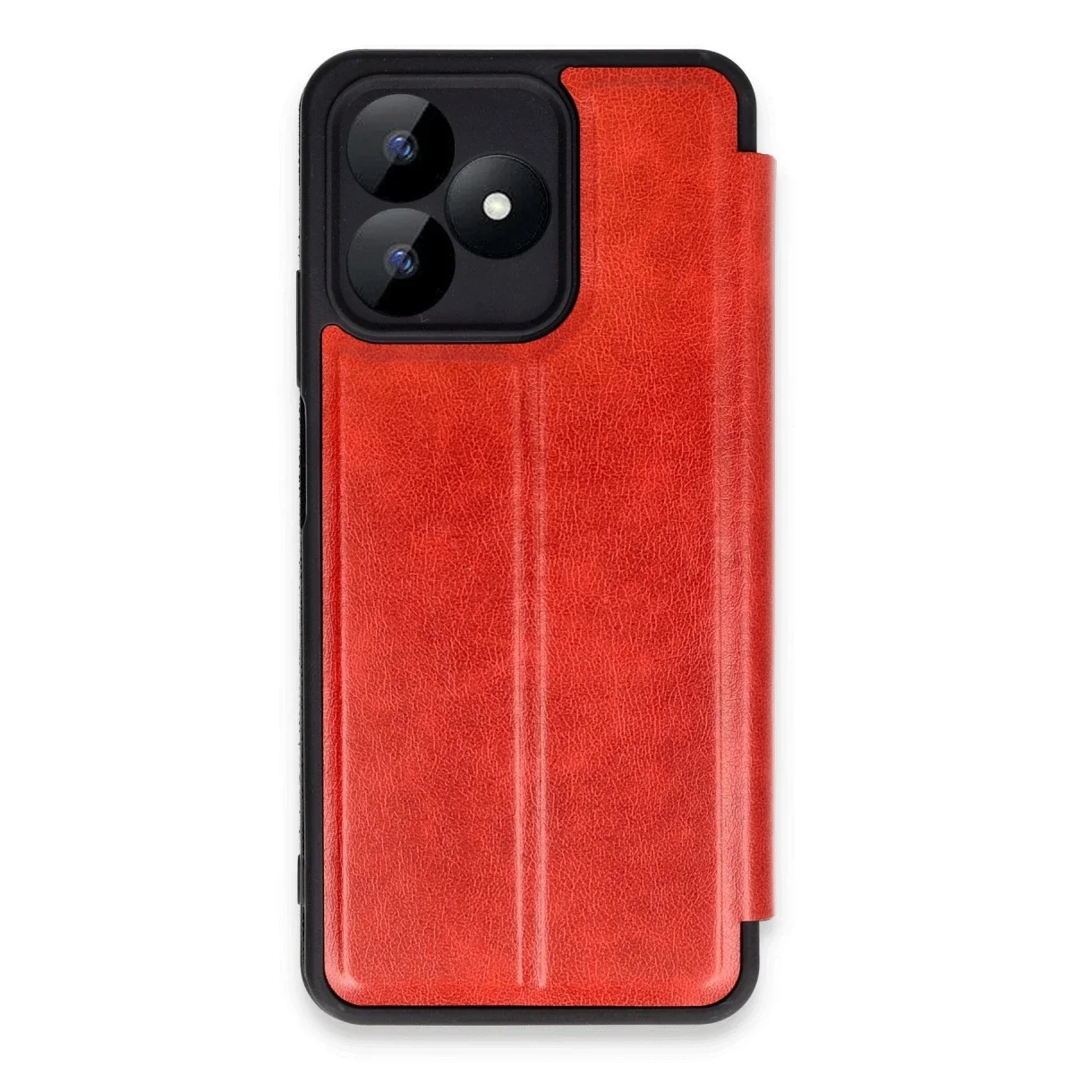 Realme Note 50 4G Kılıf Flip Cover - Kırmızı