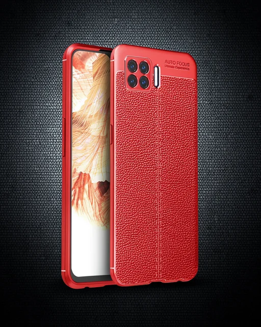 Oppo A73 Kılıf Auto Focus Kapak - Kırmızı