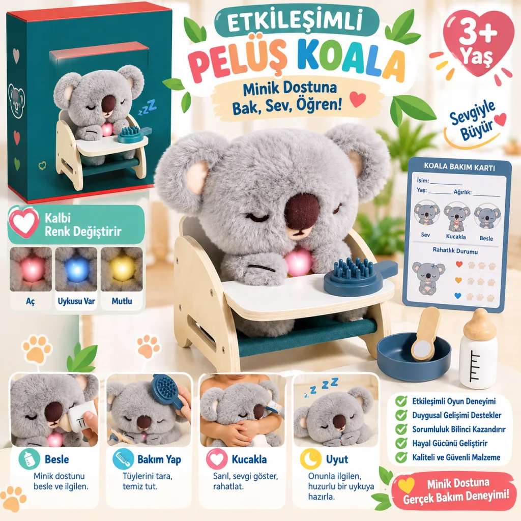 Etkileşimli Peluş Koala