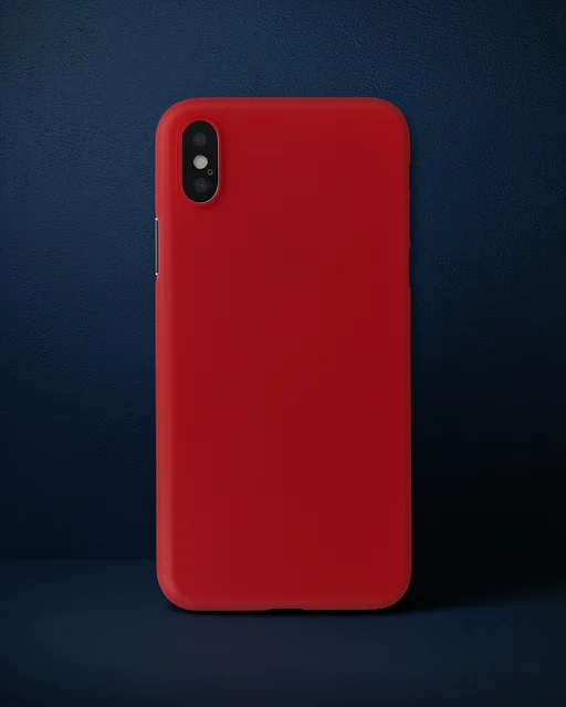Apple İphone Xs Max Kılıf Pp Ultra İnce Kapak - Kırmızı