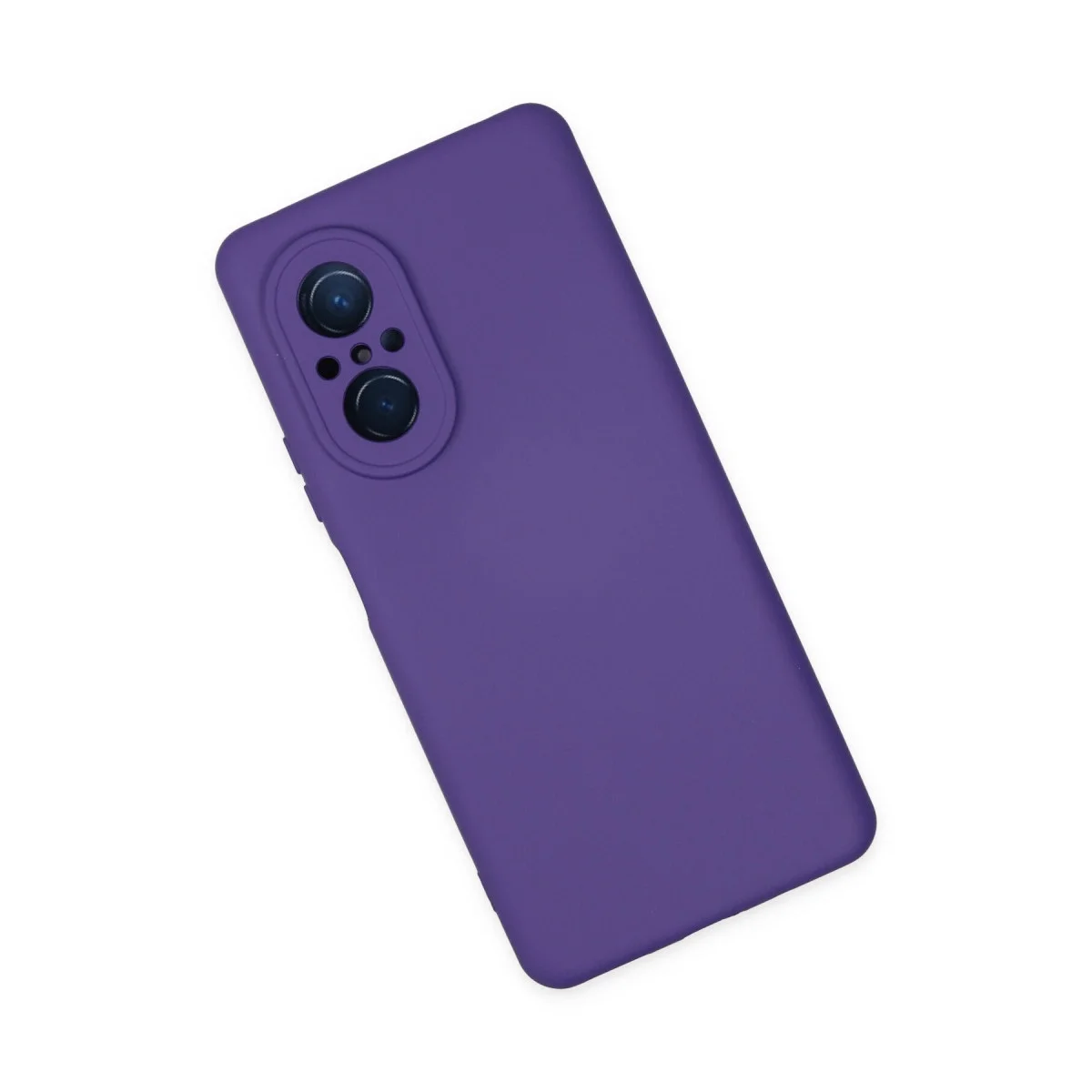Huawei Nova 9 Se Kılıf Nano İçi Kadife Silikon - Mor görsel 3
