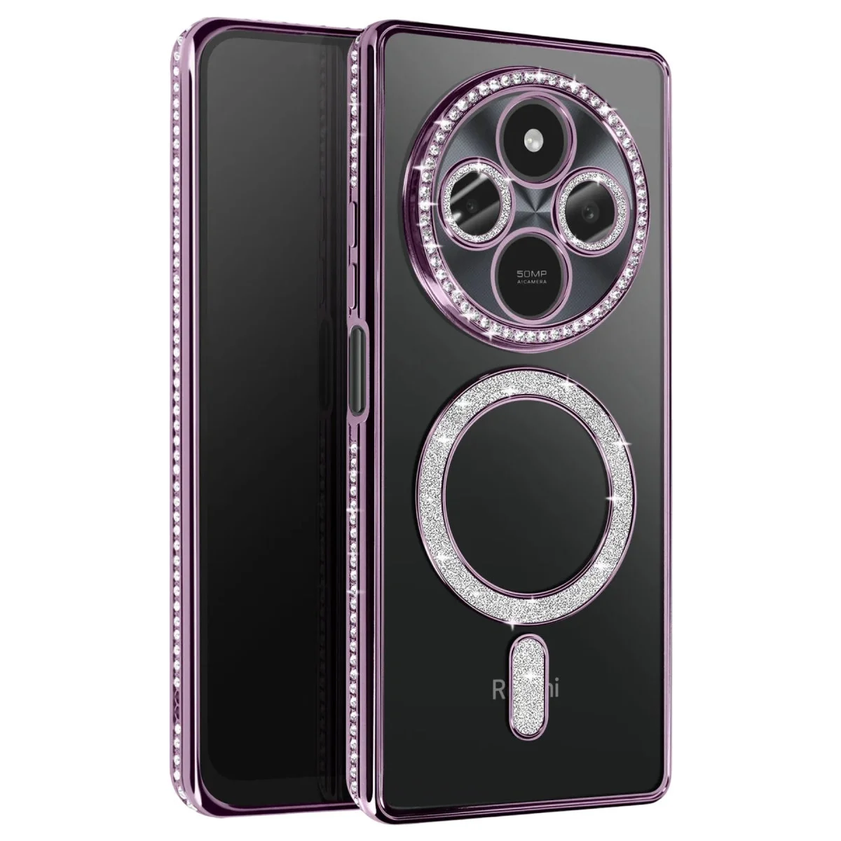 Xiao Red 14c Joke Simli Magneticsafe Kılıf - Derin Mor