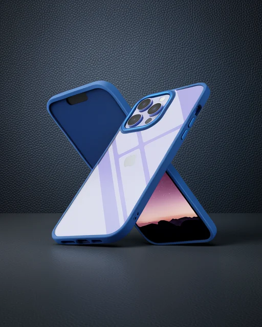 Apple İphone 14 Pro Max Kılıf Power Silikon - Mavi