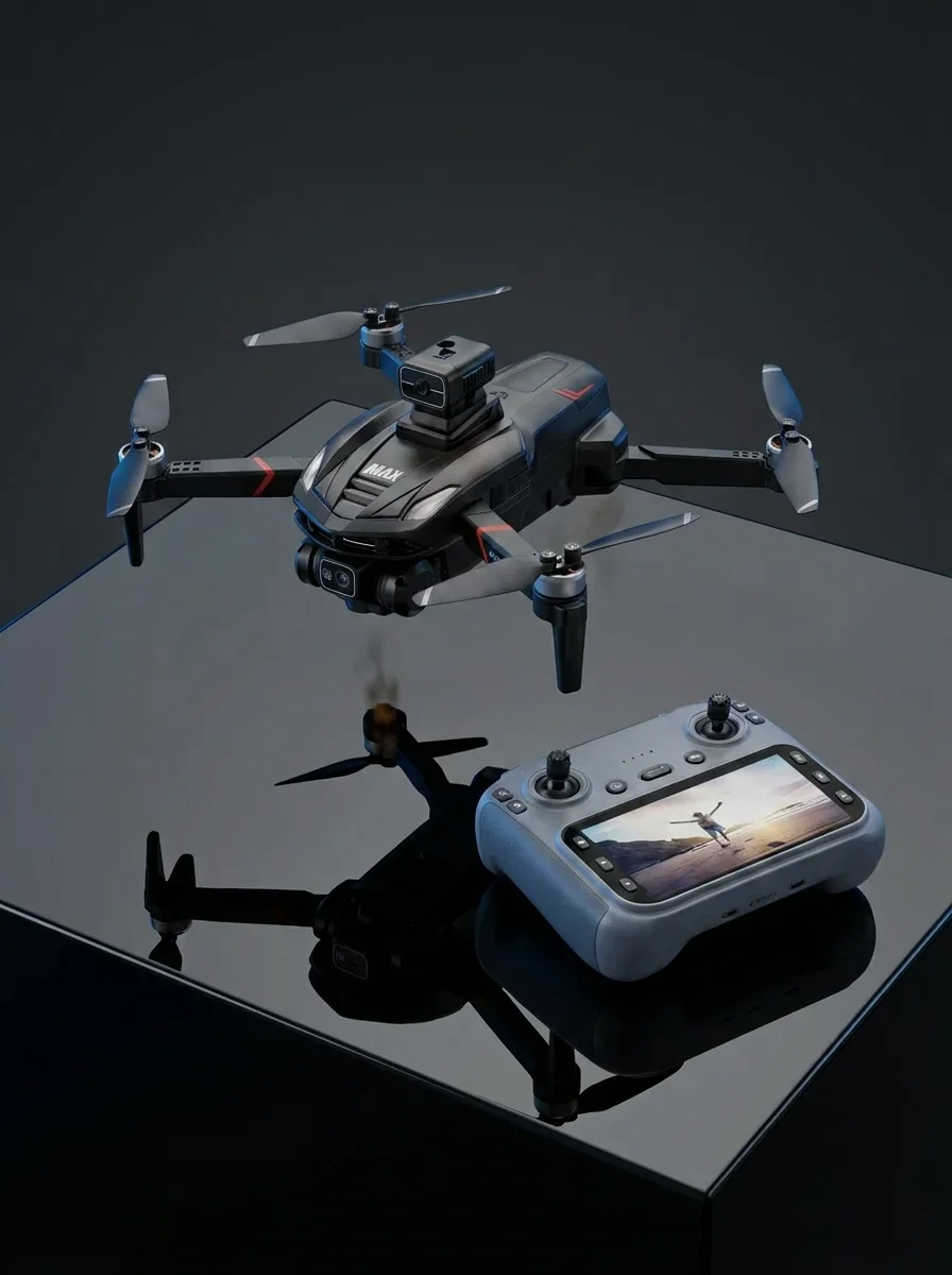 Canlı Görüntü Aktarımlı Çift Kameralı Uzaktan Kumandalı Drone görsel 5